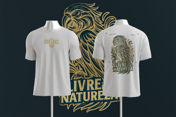 Camiseta NARTHUZ "Livre Por Natureza" - Imagem 3