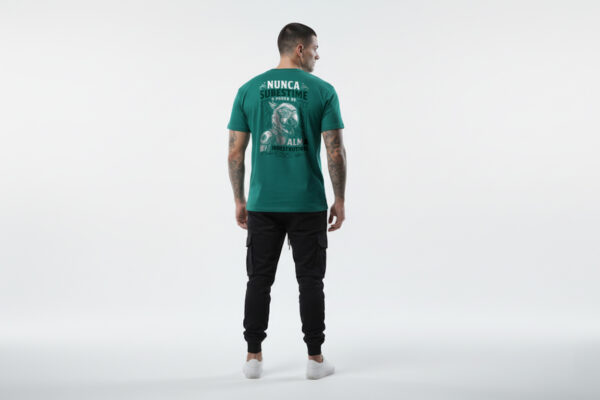 Camiseta NARTHUZ "Alma Indestrutível" – Verde Teal Jungle